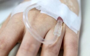 Keeping an IV Clean